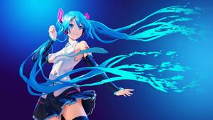 Anime Live Hatsune Miku anime live wallpaper