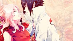 Anime Love Sasuke & Sakura anime love wallpaper