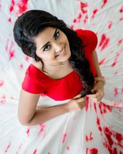 Anupama Parameswara Red Blouse anupama parameswaran wallpaper