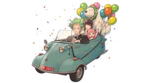 Anya Forger In A Car