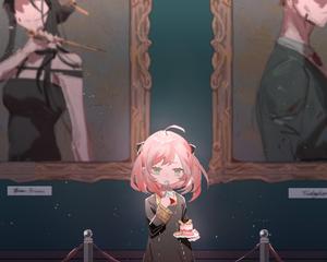 Anya Forger In A Gallery