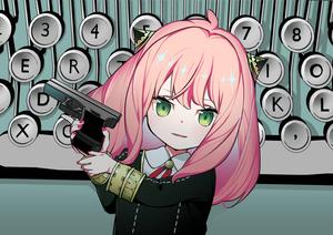 Anya Forger With A Gun