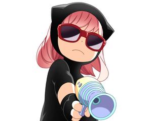 Anya Forger With A Weapon