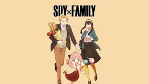 Anya Forger With Spy X Family Characters anya forger wallpaper