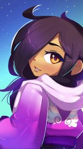 Aphmau On A Purple Sweatshirt aphmau wallpaper
