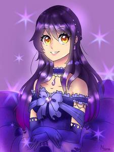 Aphmau Pretty Purple Dress aphmau wallpaper