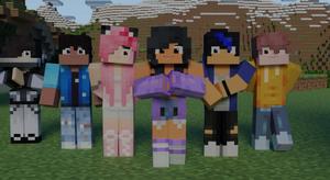 Aphmau shows her electric, confident charisma in this beautiful portrait. aphmau wallpaper