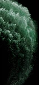 Apple iPhone Default Green Explosion Wallpaper