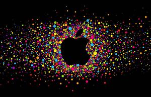 Apple Logo Bright And Colorful apple logo wallpaper