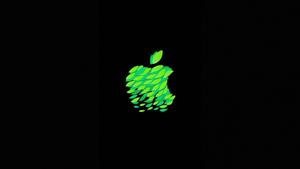 Apple Logo Green Leaves apple logo wallpaper
