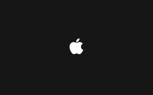 Apple Logo in Blue Abstract Background apple logo wallpaper
