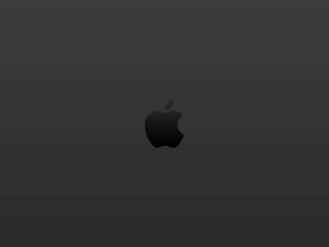Apple Logo on Gradient Backdrop apple logo wallpaper