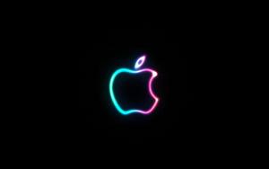 Apple Logo Symbolizes Innovation  Wallpaper