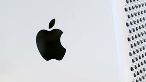 Apple Logo with Abstract Background apple logo wallpaper