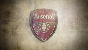 Arsenal Logo In Grunge Brown arsenal wallpaper