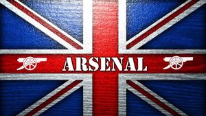 Arsenal On England Flag arsenal wallpaper