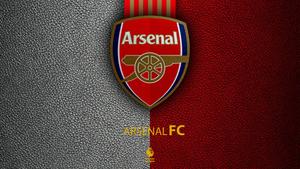 Arsenal On Red And Gray Leather arsenal wallpaper