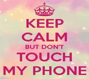 Assertive Reminder: Hands Off My Phone