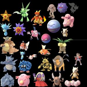 Assorted Generation One Pokemon pokemon wallpaper