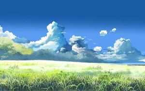 Astonishing Mountain Fields Anime Scenery anime scenery wallpaper