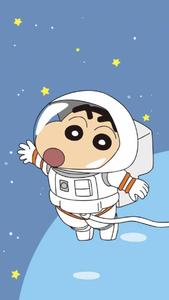 Astronaut Shinchan Aesthetic shinchan aesthetic wallpaper