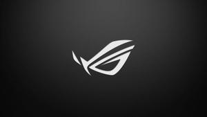 Asus ROG Logo Black Background asus rog wallpaper