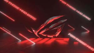 asus rog logo in red and black asus wallpaper