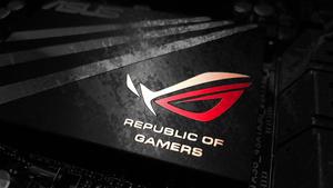 Asus ROG Logo On Laptop asus rog wallpaper