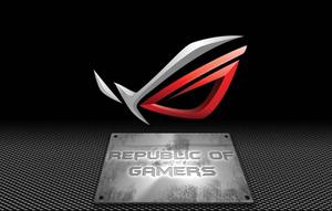Asus ROG Logo With Sign asus rog wallpaper