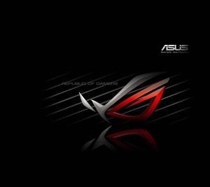 Asus ROG On Beams Background asus rog wallpaper