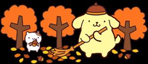 Autumn Cleanup Sanrio Characters sanrio wallpaper