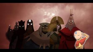 Avatar Aang and the 4 Supernatural Avatars avatar the last airbender wallpaper