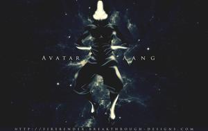 Avatar Aang in the Avatar State avatar the last airbender wallpaper