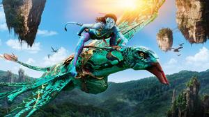 Avatar Neytiri With Her Ikran avatar wallpaper