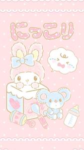 Baby My Melody And Flat my melody wallpaper