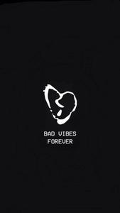 Bad Vibes Forever Broken Heart Black broken heart black wallpaper