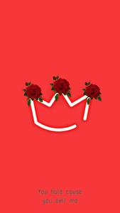 Baddie Red Crown baddie wallpaper