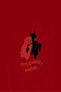 Baddie Red Satan baddie wallpaper
