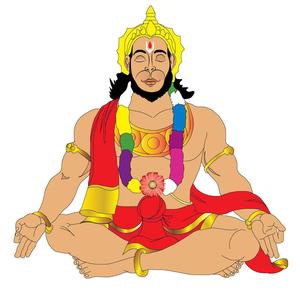 Bajrang Dal - Lord Hanuman in Meditation HD bajrang dal hd wallpaper