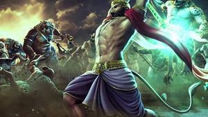 Bajrang Dal's Hanuman Attacking HD bajrang dal hd wallpaper