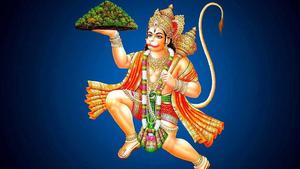 Bajrang Dal's Hanuman Holding Mountain HD bajrang dal hd wallpaper