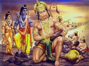 Bajrang Dal's Hanuman With Companions HD bajrang dal hd wallpaper