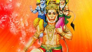 Bajrang Dal's Hanuman With Kids HD bajrang dal hd wallpaper