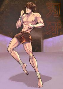Baki Hanma achieves his goals through hard martial arts training baki hanma wallpaper