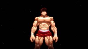 Baki Hanma In Black Background baki hanma wallpaper