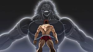 Baki Hanma Intense Standoff with Yuujiro Hanma baki hanma wallpaper
