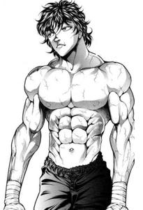 Baki Hanma, the martial arts champion, living in Tokyo baki hanma wallpaper