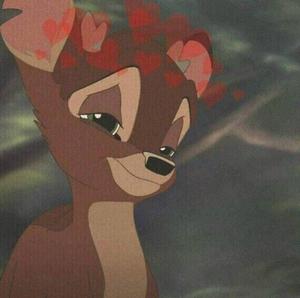 Bambi With Heart Crown Instagram PFP instagram pfp wallpaper