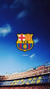 Barcelona FC Logo In Sky barcelona wallpaper