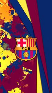 Barcelona FC Splatters And Stripes barcelona wallpaper